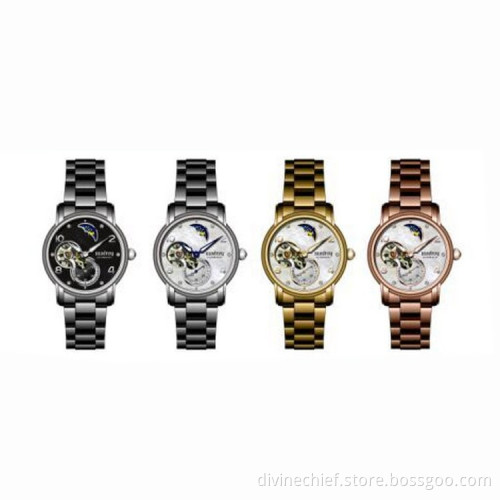 Colorful Stainless Steel Wrist Watches, Hot Selling Good Gift Men Luxury Watch